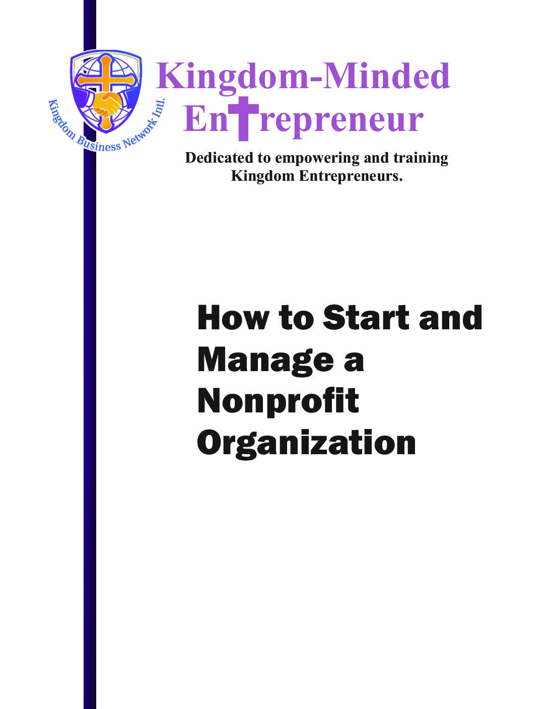 How To Start and Manage A Non-Profit Organization